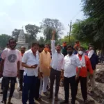 रतलाम : भाजपा शासन में त्रस्त भाजपाई नेता, जनता के साथ मिलकर किया चक्काजाम