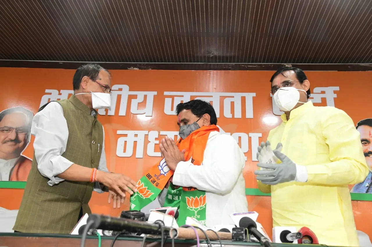 मध्यप्रदेश : सियासी उठापटक के बीच कांग्रेस के एक और विधायक ने भाजपा जॉइन की