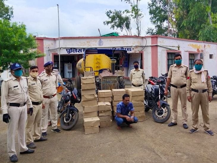 इंदौर : पानी के टैंकर में करता था शराब तस्करी और फिर