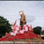 शिवपुरी : अज्ञात लोगों ने रातोरात रानी अवंति बाई की प्रतिमा स्थापित कर दी