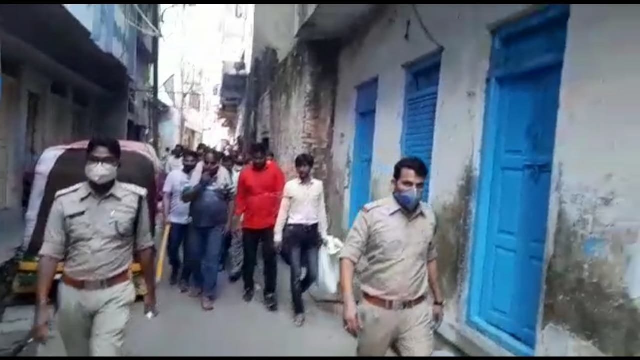 उज्जैन : जुआरियों को पकड़ने के लिए तीनो थानों के संयुक्त ऑपरेशन