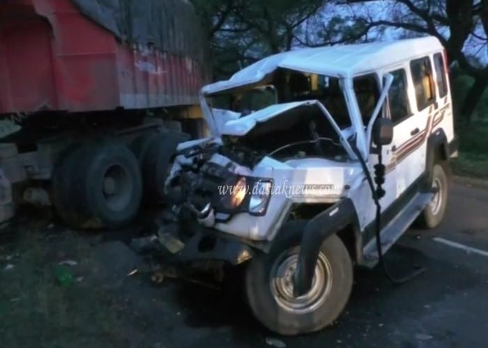 उज्जैन : मजदूरों से भरी तूफान और ट्राले की आमने सामने की भिंंडत चार की मौत, सात घायल