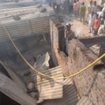 उज्जैन : महिदपुर के पाडल्या गांव में गैस की टंकी फटने से ग्रामीण का घर जलकर हुआ खाक