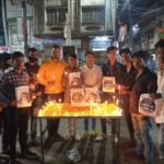 कटनी : श्री बजरंग सेना द्वारा दी गई कटनी मे मनीषा को श्रधांजलि