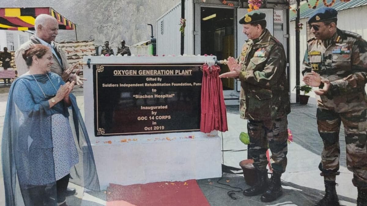 देश : पुणे निवासी दंपति ने सियाचिन में सैनिकों के लिए ऑक्सीजन उत्पादन संयंत्र स्थापित करने में मदद की