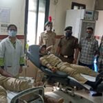 उज्जैन : एनसीसी बटालियन द्वारा एनसीसी स्थापना दिवस ब्लड डोनेट कर मनाया गया