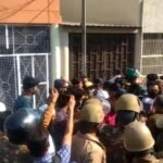 उज्जैन : पुलिस ने बड़ी कार्यवाही करते हुए पत्थर बाजो के मकान किये जमीदोज