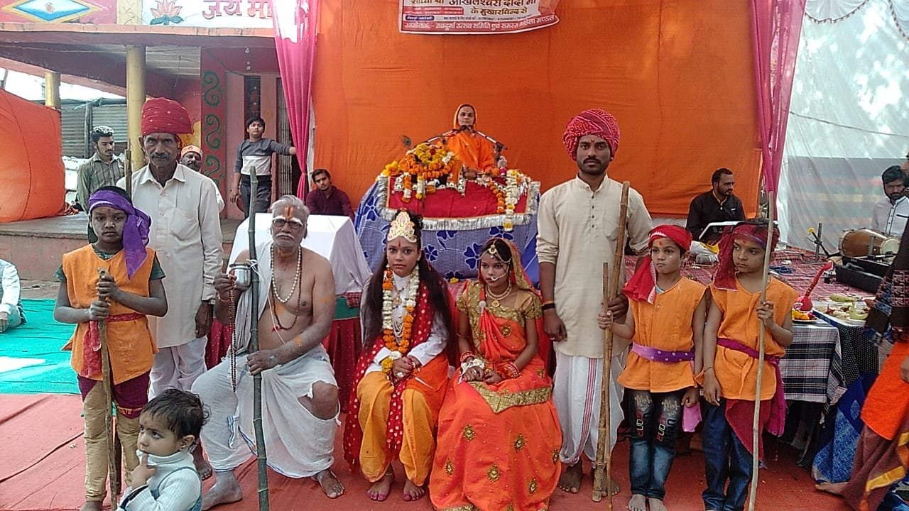 देवास: हाटपीपल्या सप्तदिवसिय श्रीमद्भागवत कथा का आज पूर्ण विराम यज्ञ हवन की पूर्णाहुति