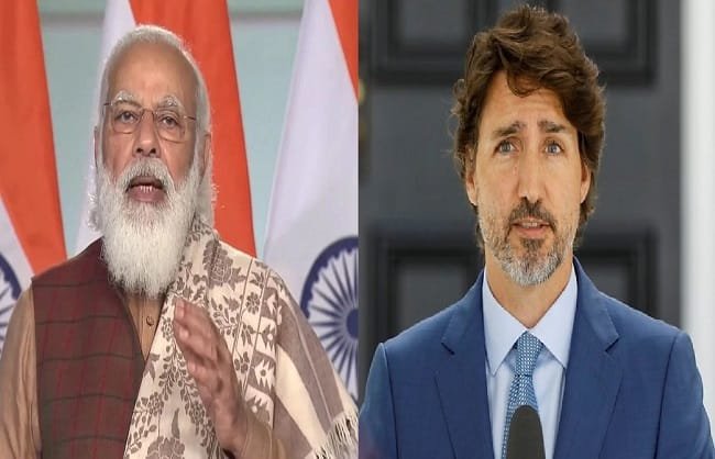दुनिया : "आया ऊंट पहाड़ के नीचे" कनाडा के प्रधानमंत्री ने मांगी वैक्सीन, पीएम मोदी ने भरी हामी
