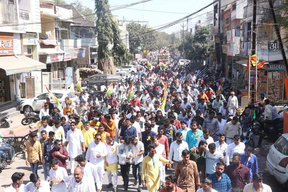 रतलाम : धूमधाम से निकली जाट समाज की विशाल वाहन रैली