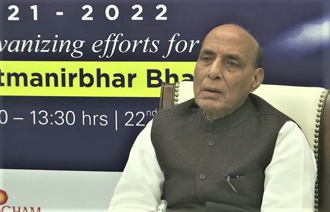 राजनाथ सिंह ने दिया "Make in India, Make for the world" का मन्त्र