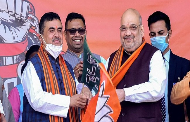 बंगाल चुनाव : नंदीग्राम में अमित शाह का दावा, प्रचंड बहुमत से जीतेंगे शुभेंदु अधिकारी