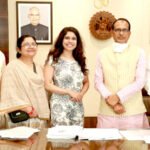 हॉलीवुड की फिल्ममेकर श्वेता राय ने की CM चौहान से मुलाकात