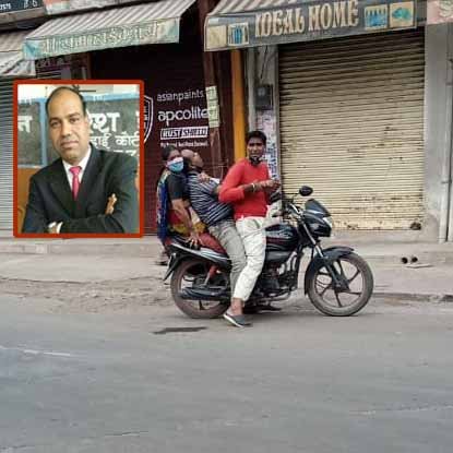 रतलाम : वकील की चलती गाड़ी पर मृत्यु, समय रहते नहीं मिला बेड