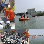 दाहोद जिला प्रशासन और एनडीआरएफ ने संयुक्त रूप से दाहोद चाहब झील पर मॉक ड्रिल का आयोजन किया