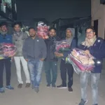 रतलाम : जय माँ अम्बे शक्ति समिति सागोद द्वारा जरूरतमंद लोगो को ऊनि वस्त्र बांटे गए