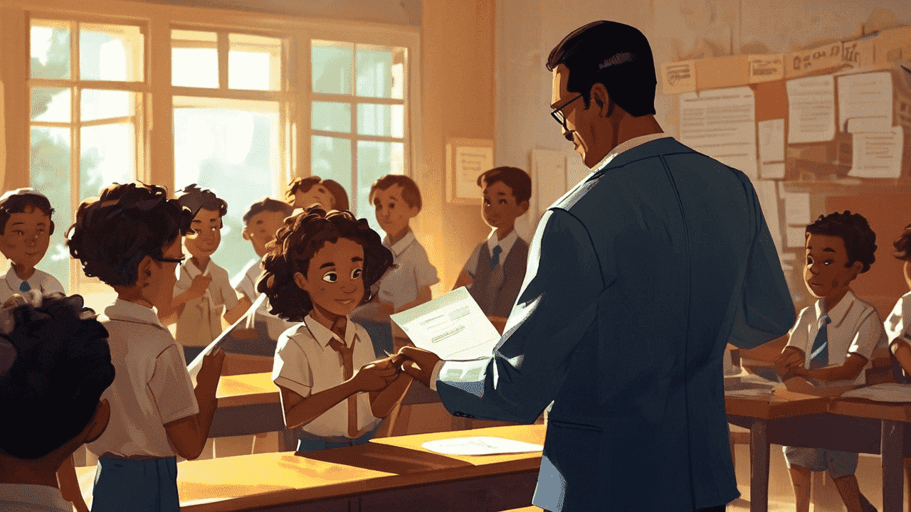 UP : प्रिसिंपल साहब बच्चों का भविष्य बनाने की बजाये पकड़ा रहे थे नकल की पर्चियां